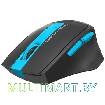 Мышь A4Tech Fstyler FG30 (серый/голубой) картинка 2